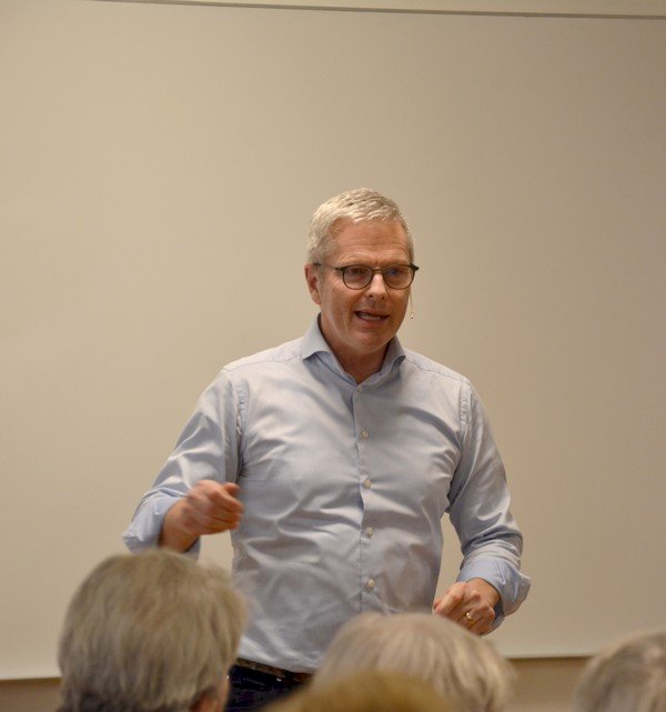Flemming Møller Mortensen holdt foredrag i Løgstør Sognehus