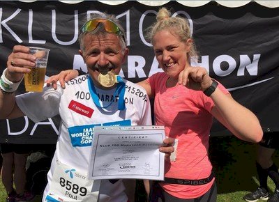 Poul Erik Kristensen nyt medlem af Marathon-løbernes Klub 100