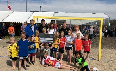 Løgstør Håndboldklub indviede officielt de nye beachbaner