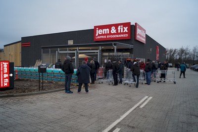 Jem & Fix-åbning uden wienerbrød