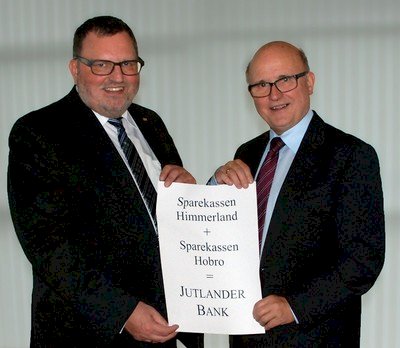 Sparekassen Himmerland og Sparekassen Hobro fusionerer og bliver til Jutlander Bank A/S