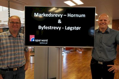 Revyer i Hornum og Løgstør får gave af Spar Nord Fonden