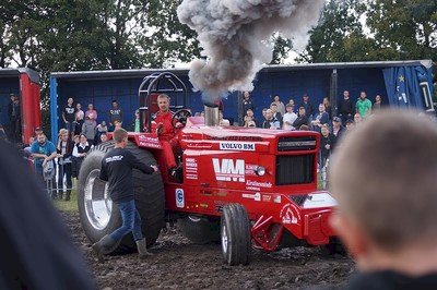 Lokal triumf ved finale i Dansk Tractorpulling