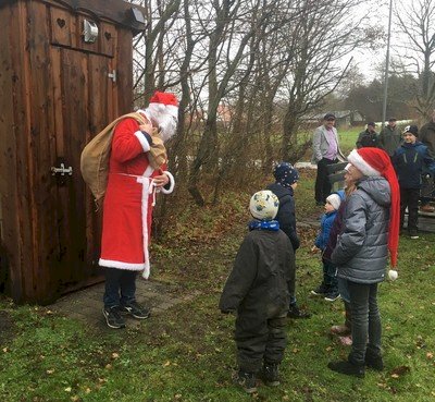 Julemanden fundet på toilet i Hyllebjerg