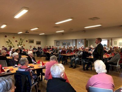 Borgmester talte med pensionister i Farsø