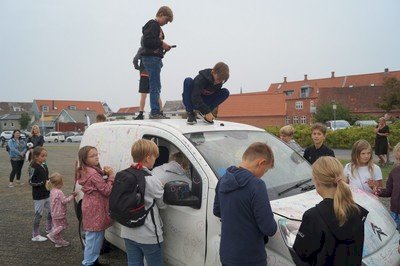 Børn slog sig løs i Løgstørs kulturnat