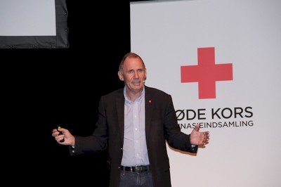 Røde Kors’ generalsekretær på visit på VHG i Aars