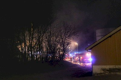 Brand i halmfyr i Næsborg